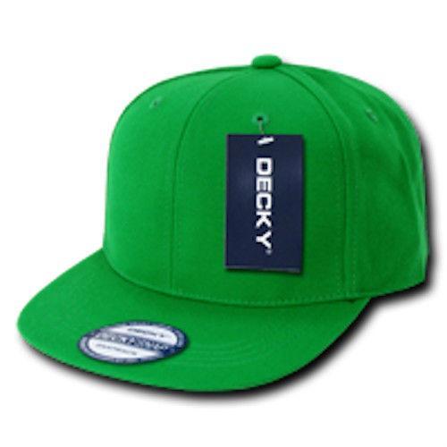 1 Decky Dozen Flat Bill Snapback Caps Hats Solid Two Tone Wholesale Lot!