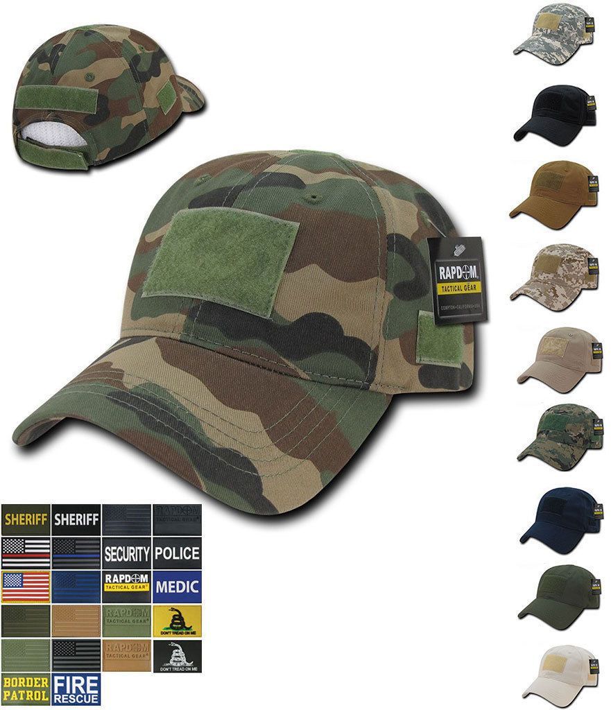 1 Dozen 6 Panel Cotton Military Army Camouflage Relaxed Crown Caps Hats Wholesale Bulk