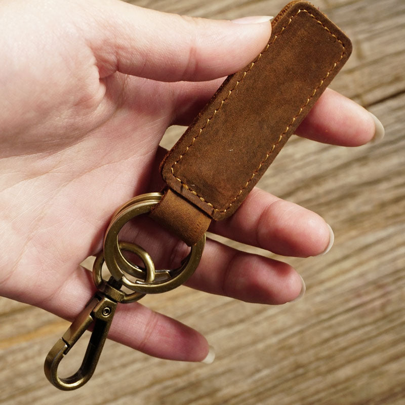 Personalkized Leather Keychain