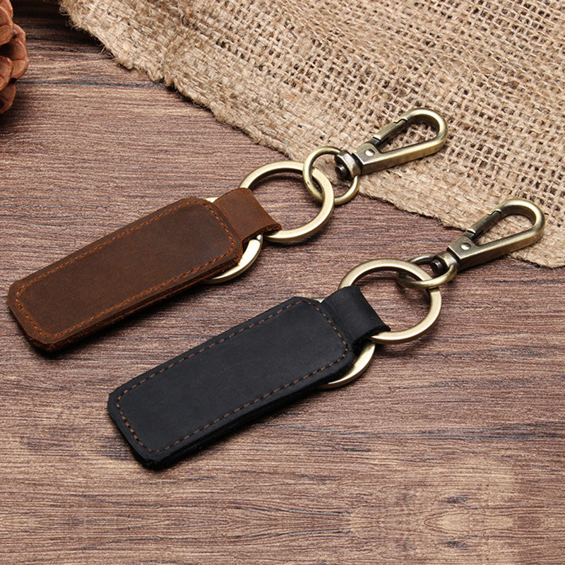 Personalkized Leather Keychain