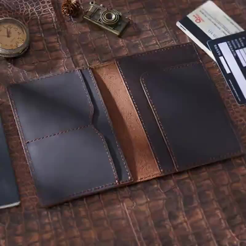 Genuine Leather Passport Holder