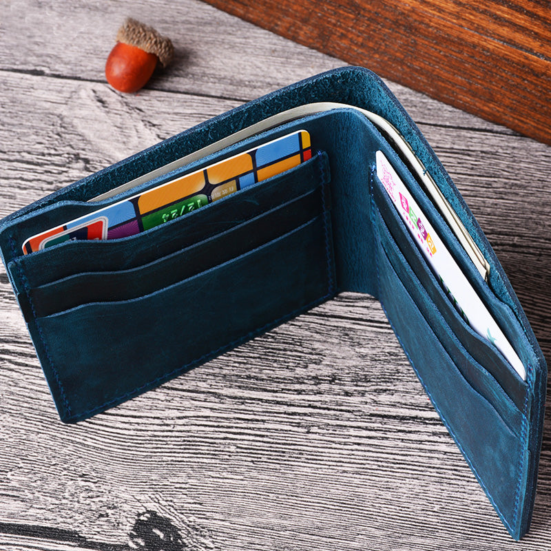 Genuine Leather Bifold Wallet