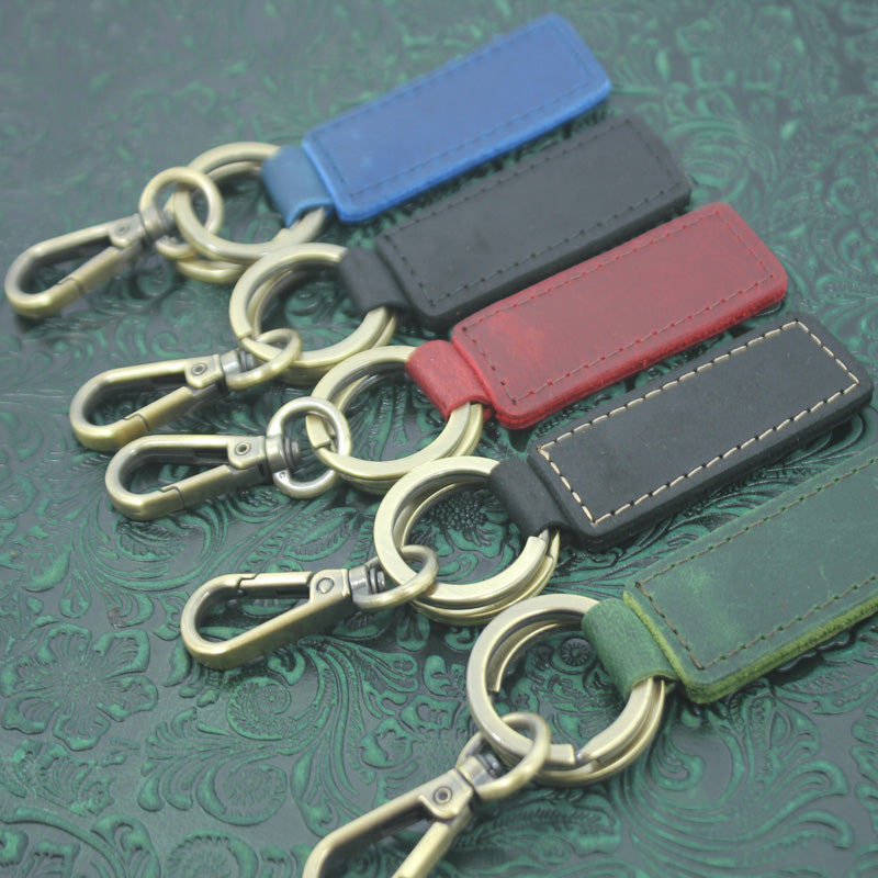 Personalkized Leather Keychain