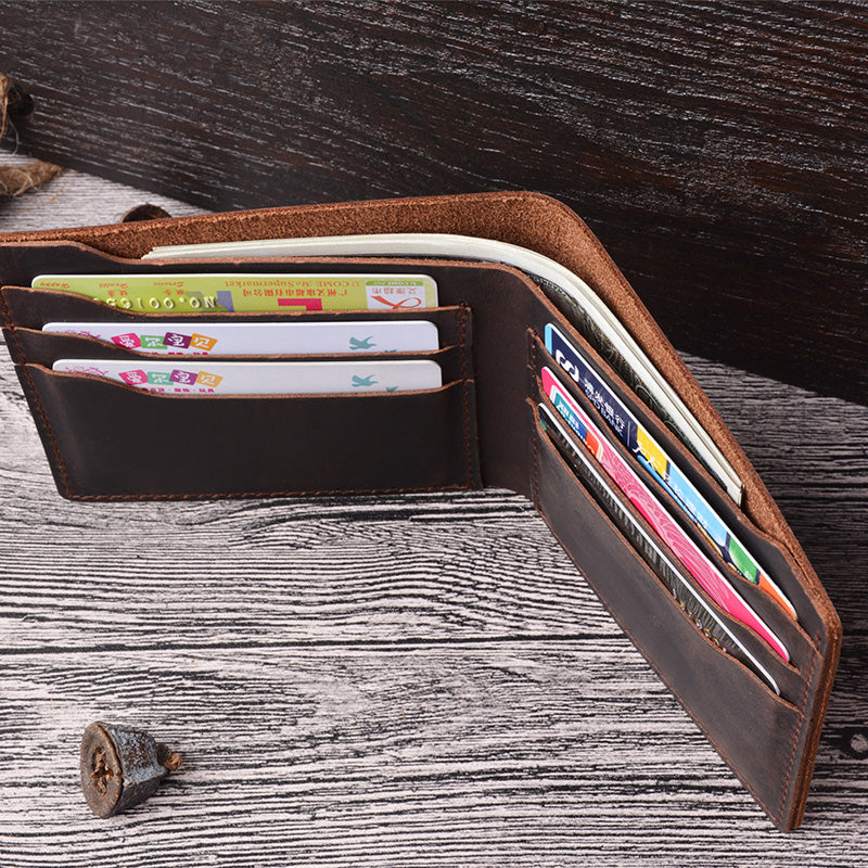 Genuine Leather Bifold Wallet