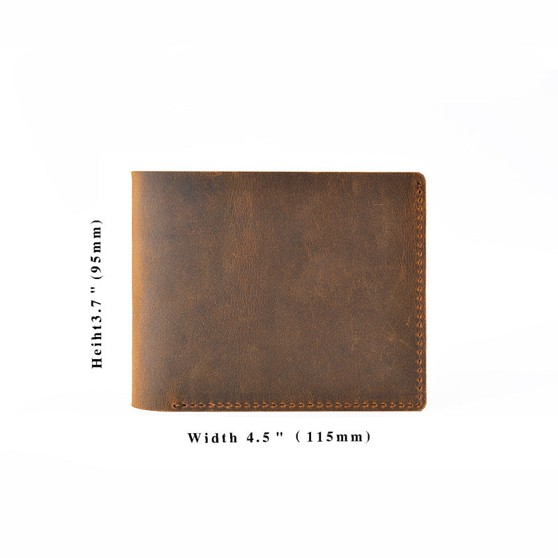 Genuine Leather Bifold Wallet
