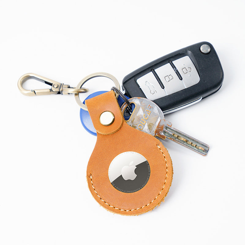 Leather Airtag Holder
