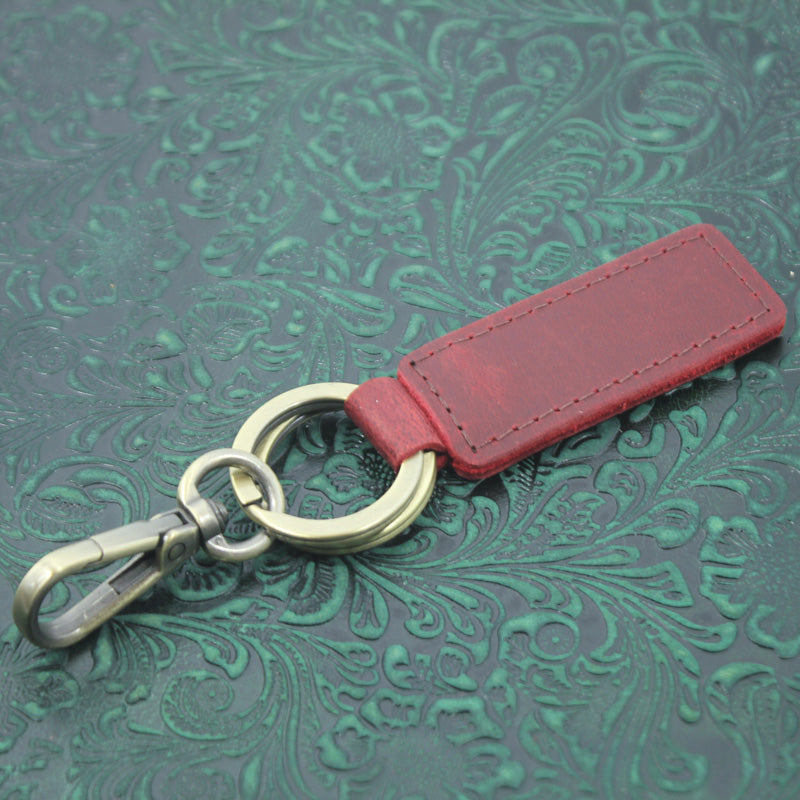 Personalkized Leather Keychain